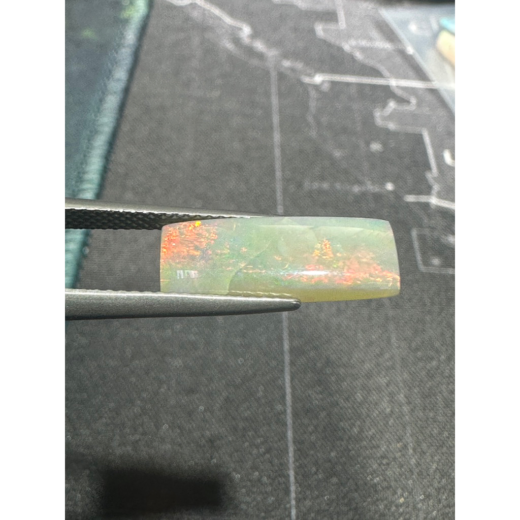 โอปอล 16x6  มม โอปอ ออสเตรเลีย ของแท้ โอปอ NATURAL Opal โอปอ NATURAL OPAL Australian Opal 2.90 carat