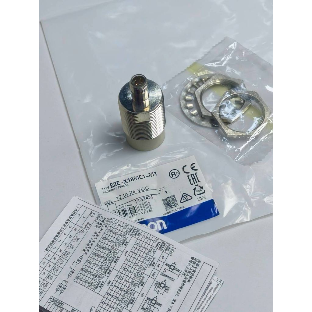 แบรนด์แท้ E2E-X18ME1-M1 Sensor พร้อมส่งจากไทย  จากไทย