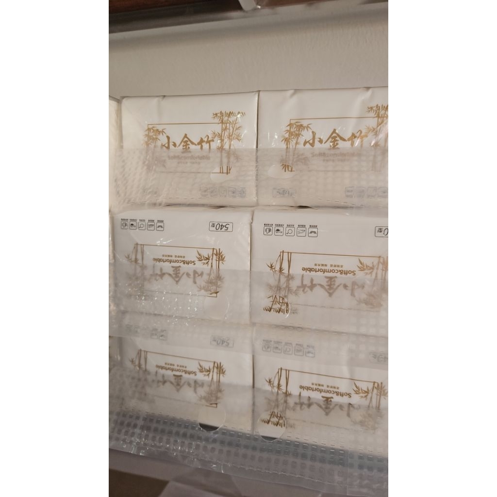 [1หิ้ว10ห่อ]กระดาษทิชชู่ไผ่ทองน้ำตาล 1หิ้ว10ห่อดึง - รูปที่ 2