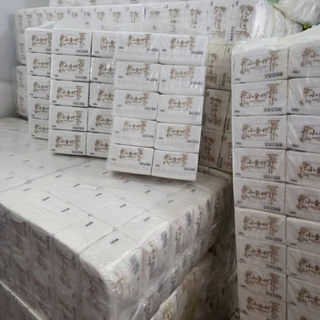 [10หิ้ว100ห่อ!!!]กระดาษทิชชู่ไผ่ทองน้ำตาล ยกมัด10หิ้ว100ห่อ แบบหนา ทิชชู่แบบดึง