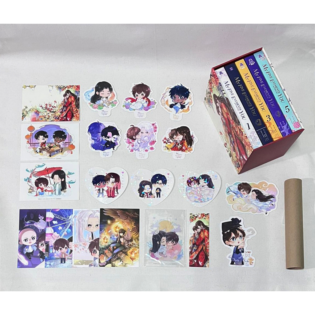 [มือ1 ในซีล] Boxset My Five Elements You ชีวิตนี้ขาดเธอไม่ได้ รอบจอง + จิบิเมฆา จิบิพี่หลาม