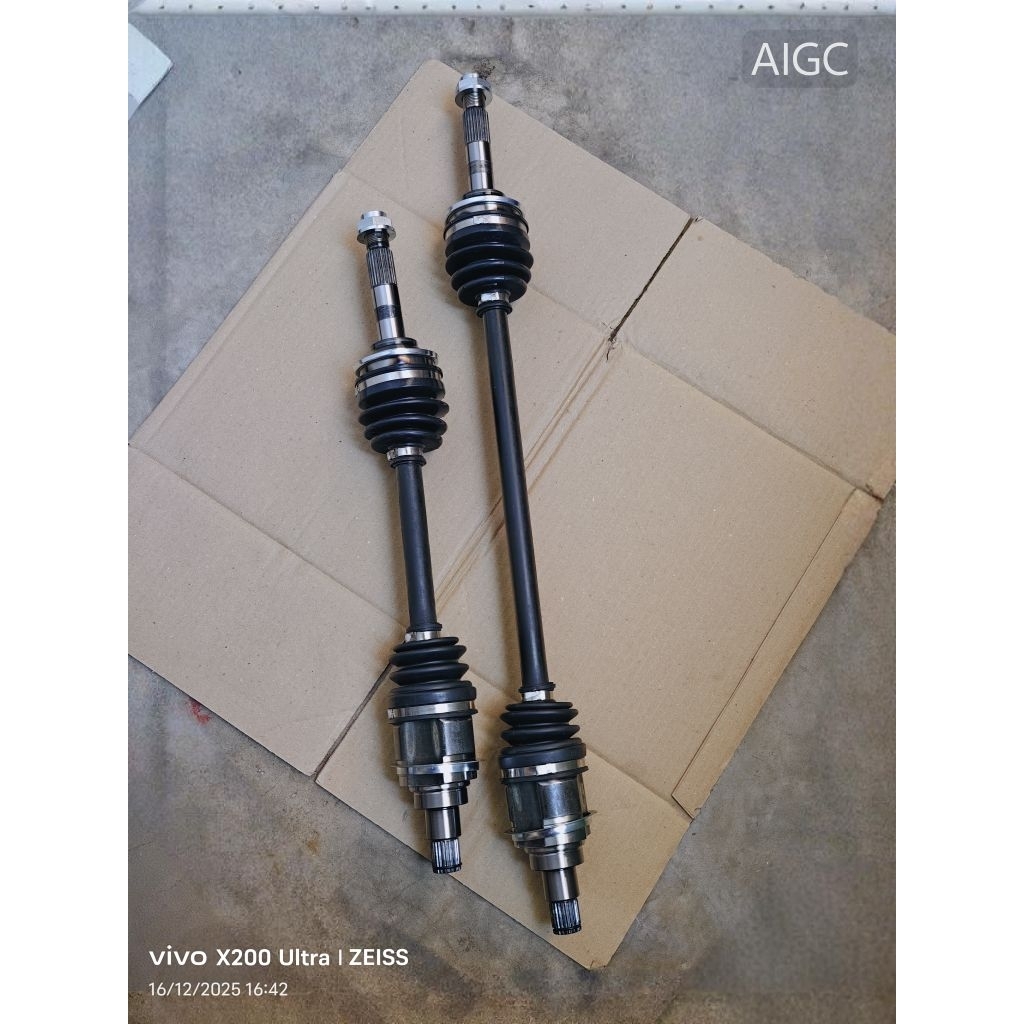 เพลาเส้น สำหรับเครื่อง EF det  , JB det 1 ชุด 2 เส้น (สั้น+ยาว)