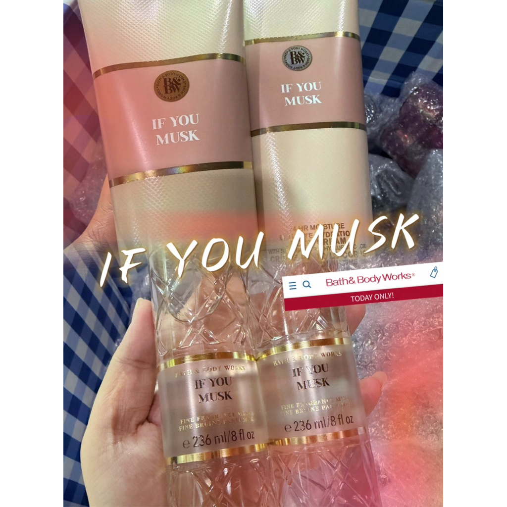 Bath & Body Works If You Musk Fine Fragrance Mist ของแท้ พร้อมส่ง #เป็นกลิ่นยกเลิกการผลิต ควรตุน