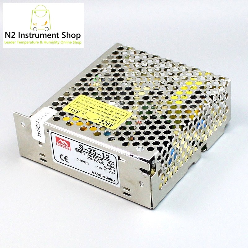 Switching Power Supply S-25-12 (12VDC 2A) (Vanto)