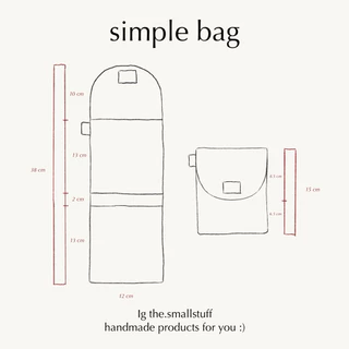 simple bag | กระเป๋าประจำวัน , ใส่ผ้าอนามัย by the.smallstuff