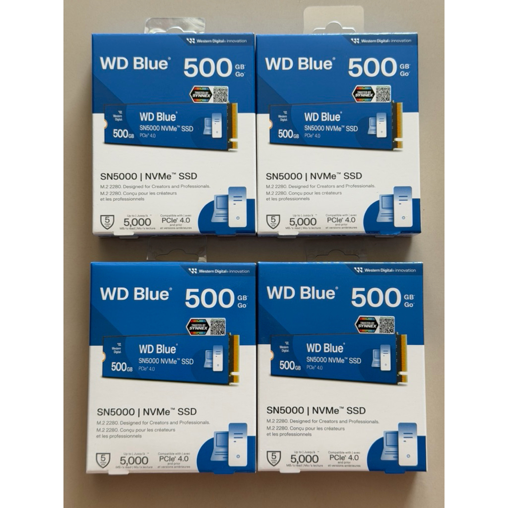 SSD WD BLUE SN5000 500GB  PCIE 4.0 NVMe M.2 ประกันศูนย์ไทย (มีของพร้อมส่ง)(มีส่งด่วนได้)