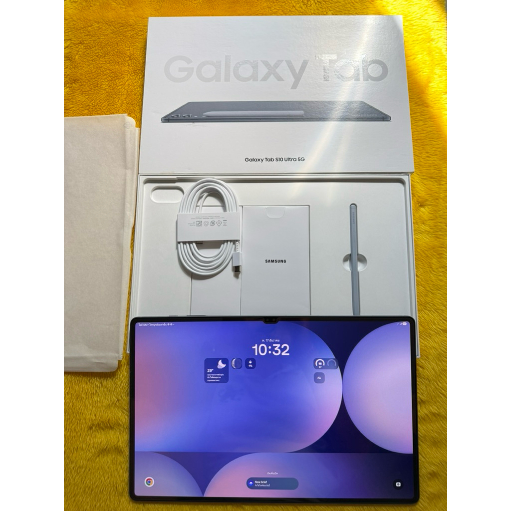 # Samsung Tab S10 Ultra5G-12/512GB.เครื่องศูนย์ไทยใหม่มาก