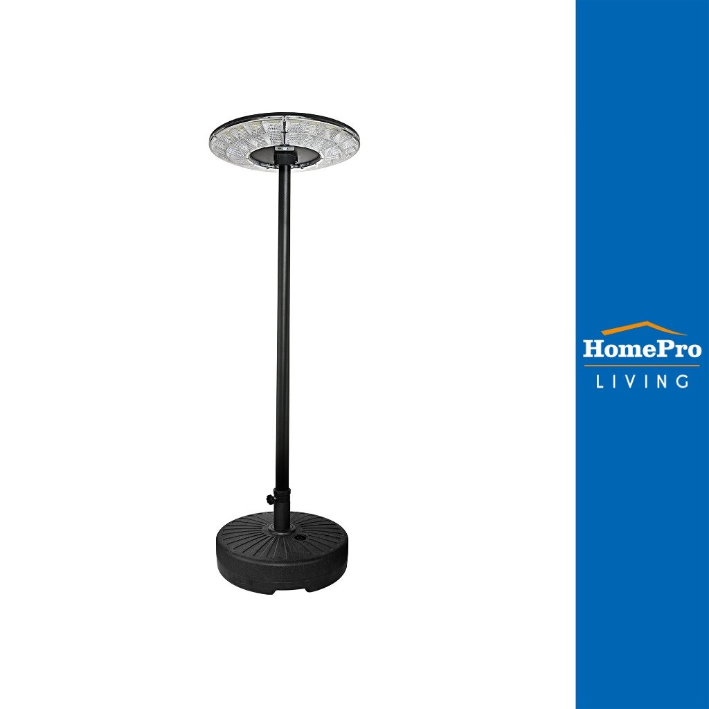 CARINI เสาไฟ SOLAR 1175 2.5 เมตร สีดำ จัดส่งโดย HomePro