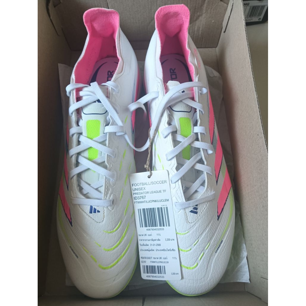 รองเท้าสตั๊ด adidas predator 100 ปุ่มหญ้าเทียม