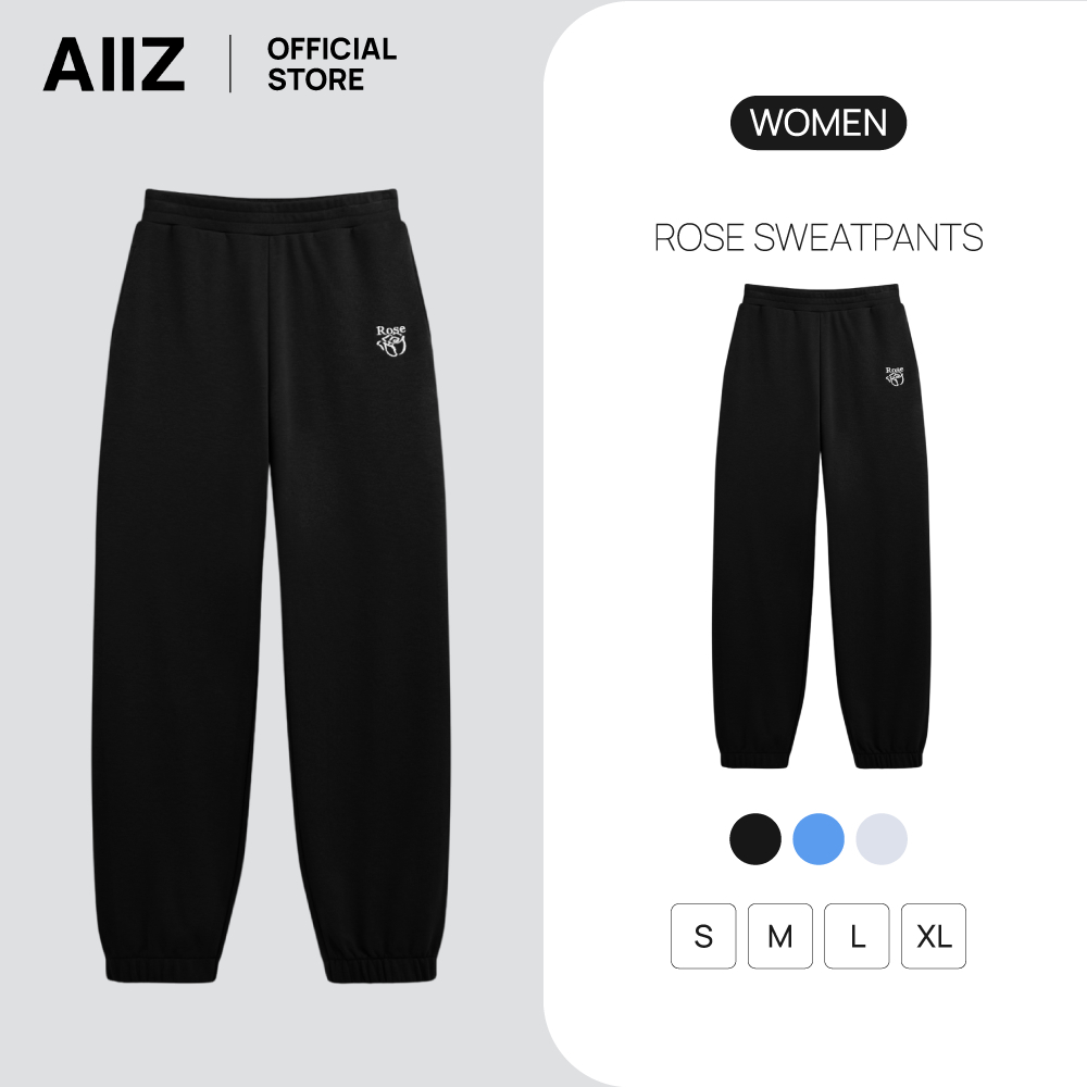 AIIZ กางเกงจ็อกเกอร์ผู้หญิงผ้าสเวต