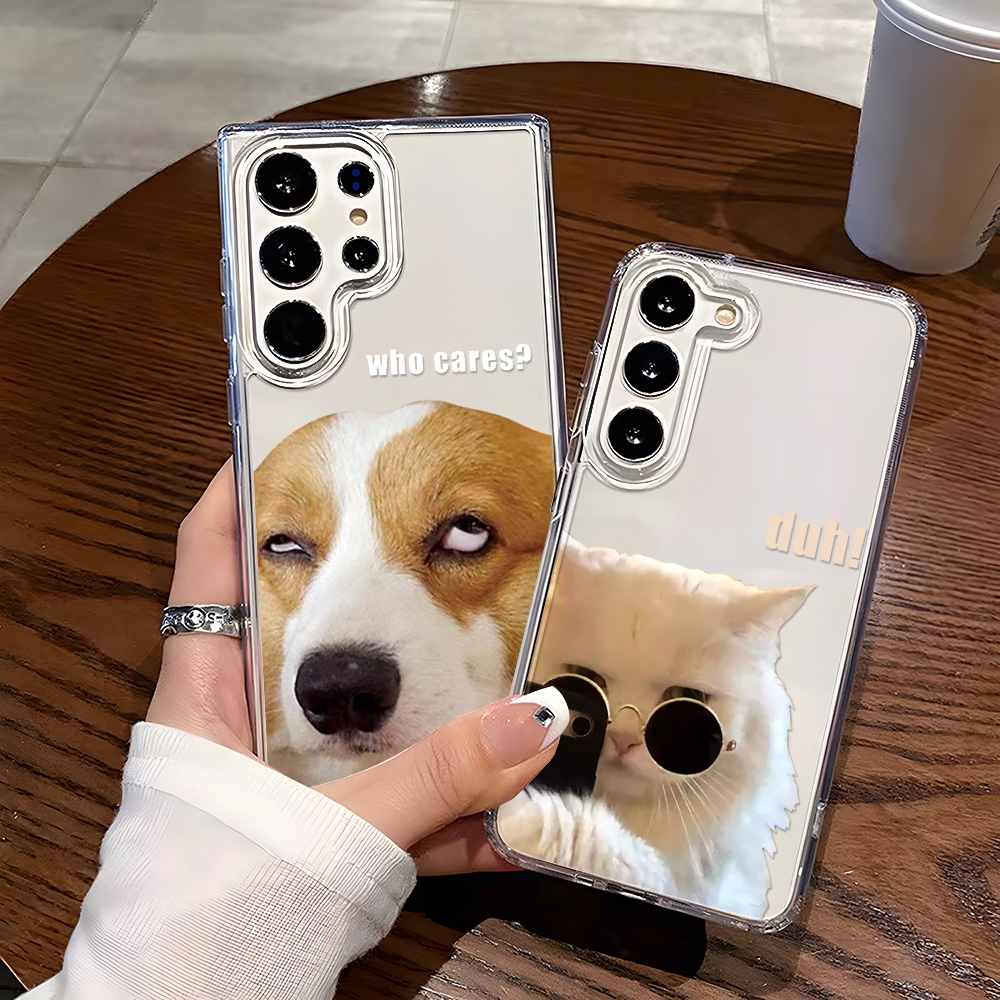 เคสโทรศัพท์ TPU นิ่ม สําหรับ Samsung A05 A12 A13 A15 A21S A34 A35 A53 A54 A55 S21FE S24Ultra