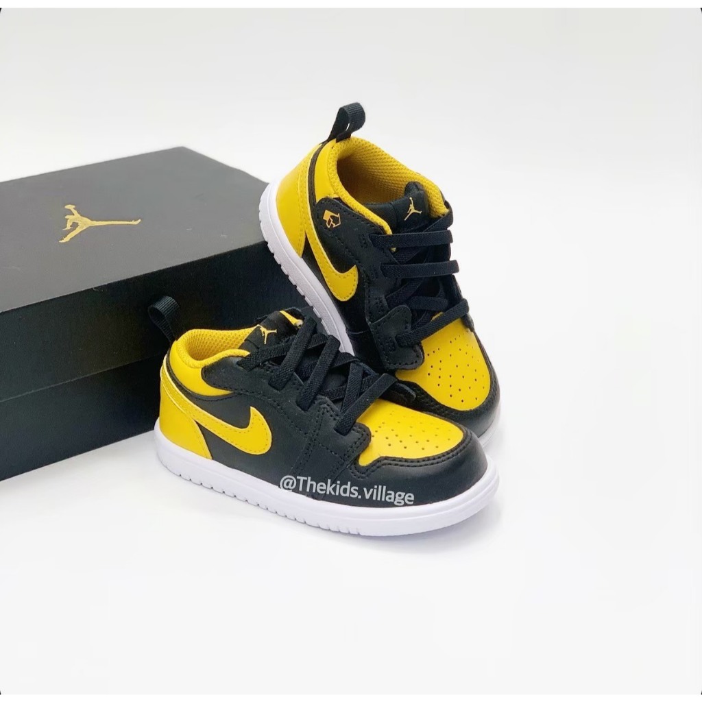 สินค้าพร้อมส่ง|Nike Jordan Yellow/Black Shoes