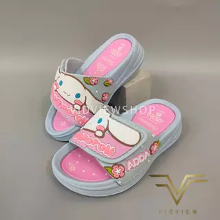VIDVIEW มีส่งด่วน รองเท้าแตะเด็ก Adda 31RB3 Cinnamoroll ปรับสายได้ แบบสวม ไซส์ 25-35