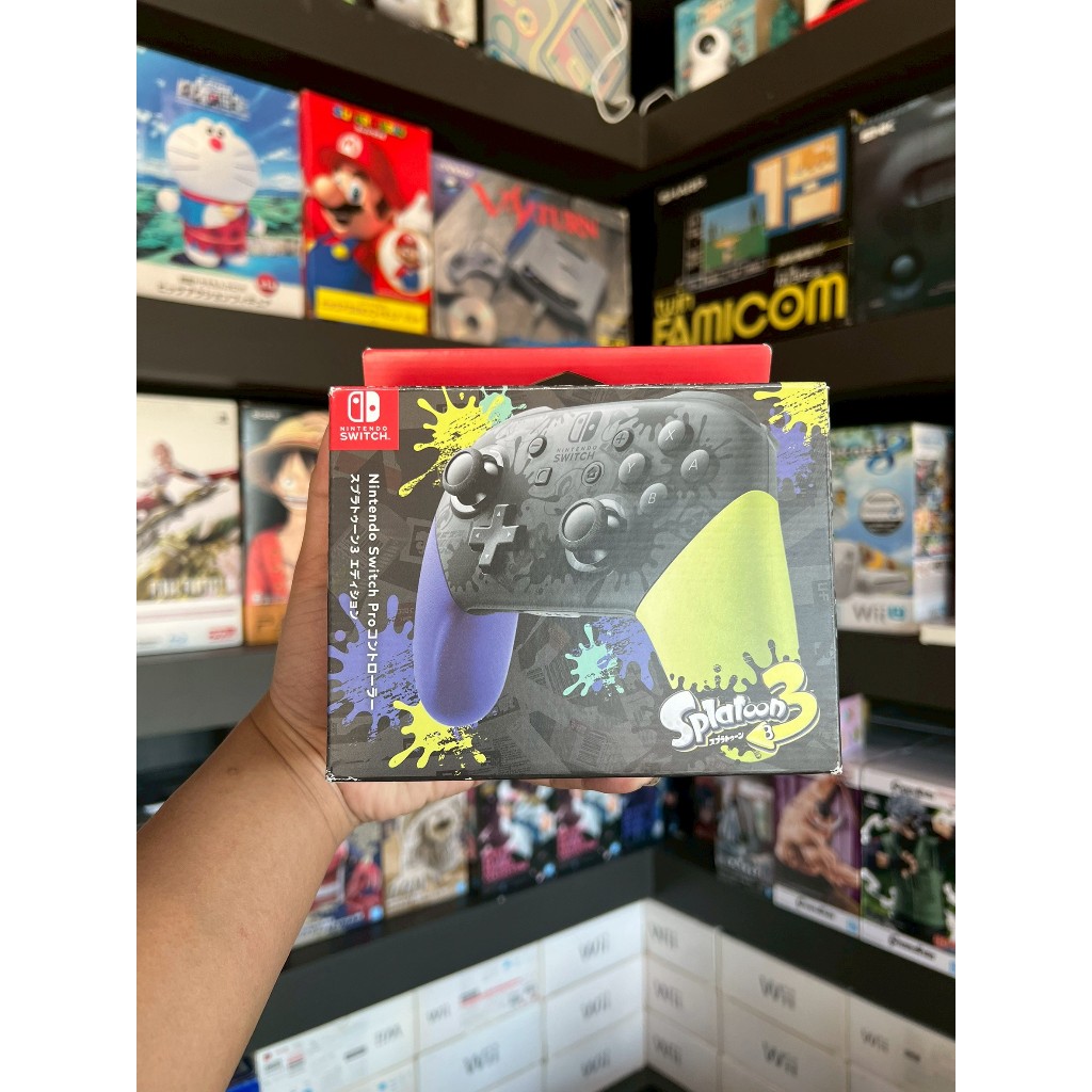 จอย Pro Nintendo Switch แท้ Nintendo Splatoon 3 Pro Controller มือ2