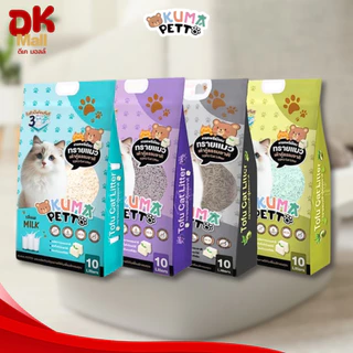 (live) Kuma Petto ทรายแมวเต้าหู้ เกรดพรีเมียม 4 กลิ่น ขนาด 6 ลิตร จำนวน 1 ถุง