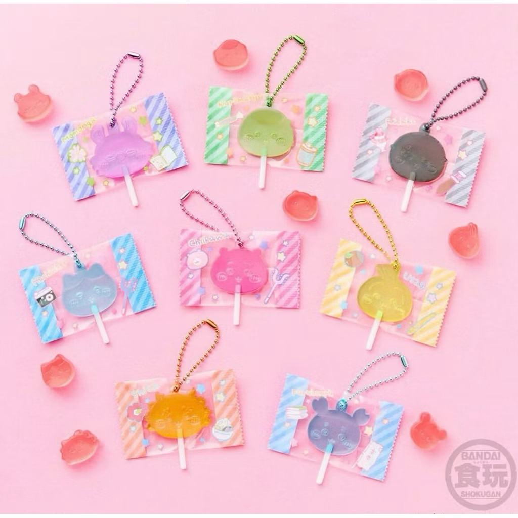 ✨พร้อมส่ง✨พวงกุญแจ ลูกอม(Chiikawa Candy Charms Gummy)