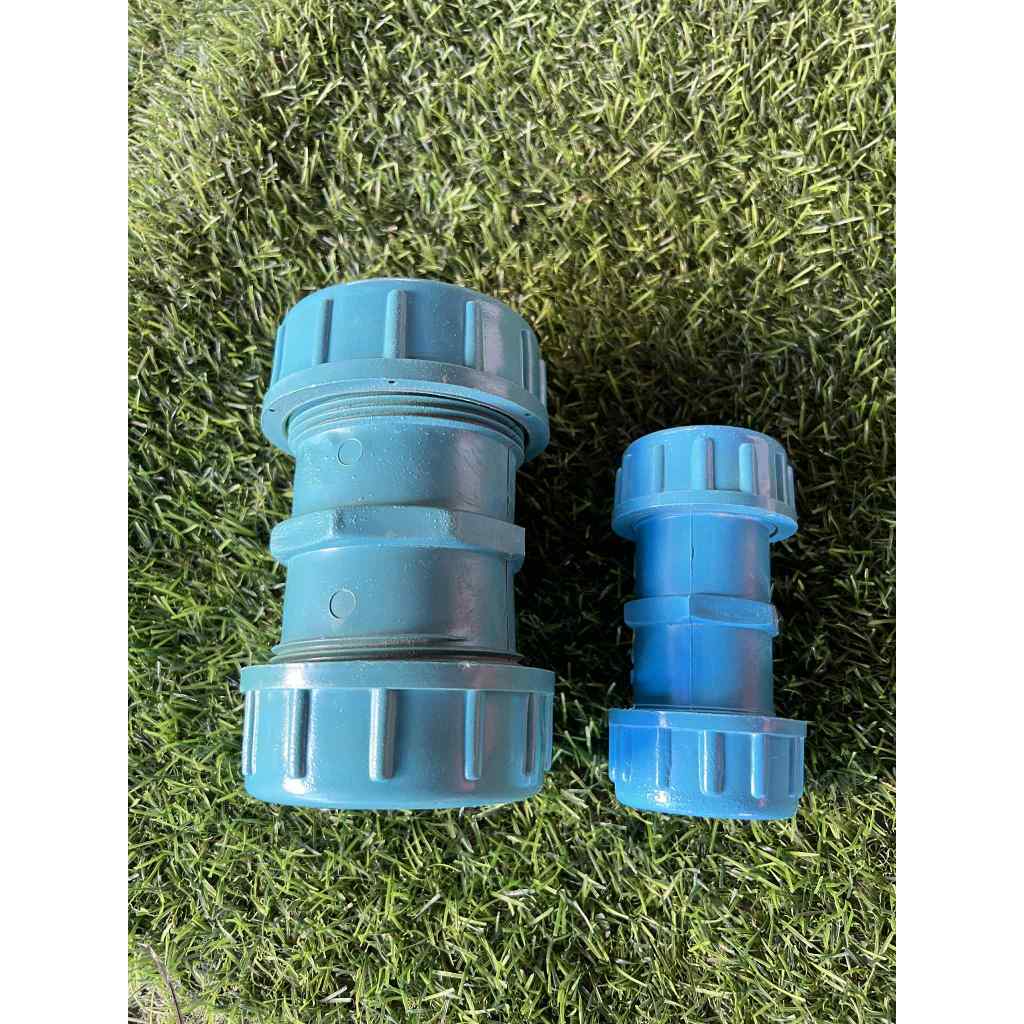 (ลดล้างสต๊อก) ข้อต่อยูเนียน พีวีซี ยูเนียน รุ่นซีลยาง แบบมียาง สวมท่อพีวีซี ขนาด 1นิ้ว 2นิ้ว