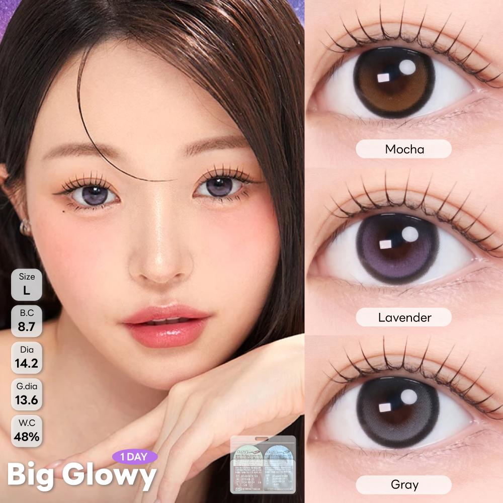 [แบ่งขาย] Olens 1 Day รุ่น Big Glowy คอนแทคเลนส์รายวัน