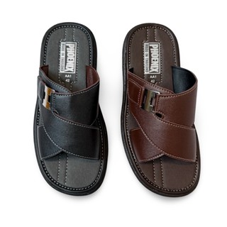 รองเท้าแตะผู้ชาย แบบสวม หนังนิ่ม 40-45