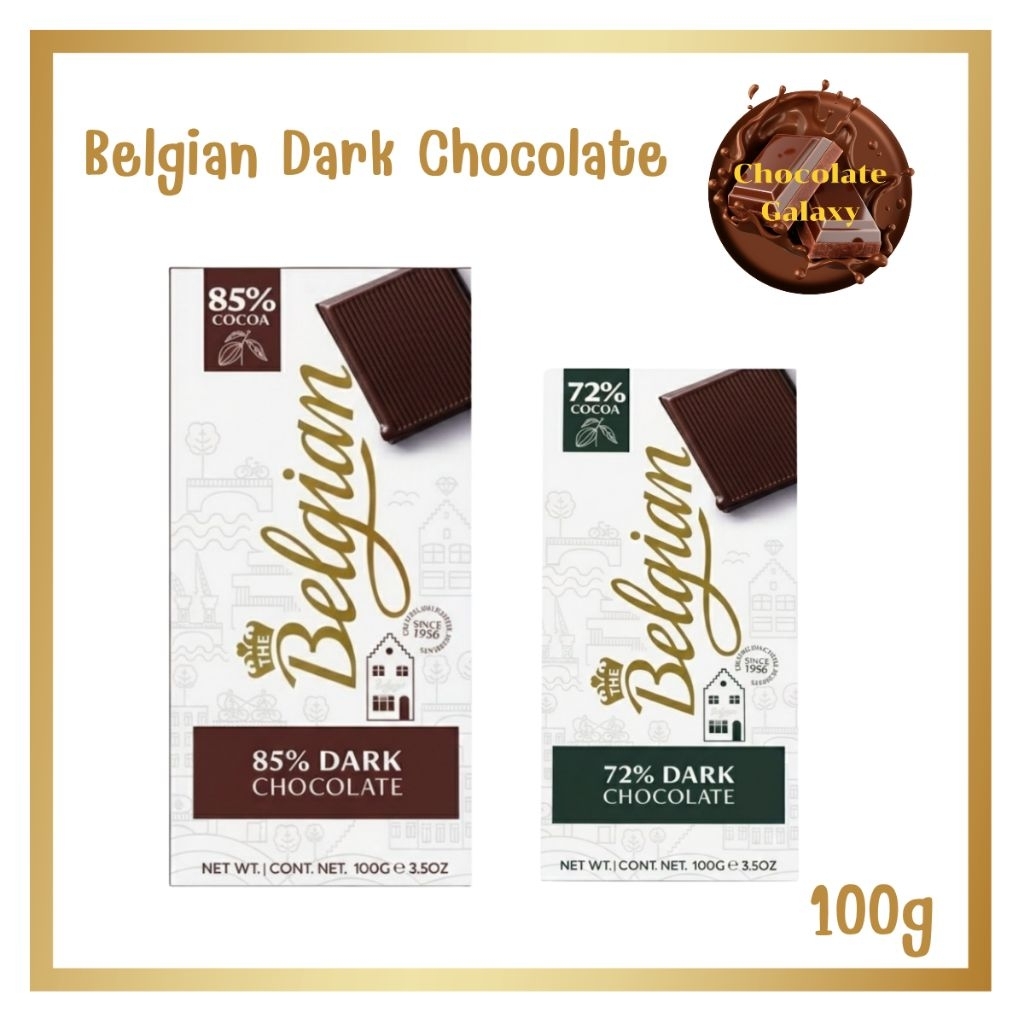 Belgian dark chocolate ช็อคโกแลตเบลเยียม ขนาด 100g