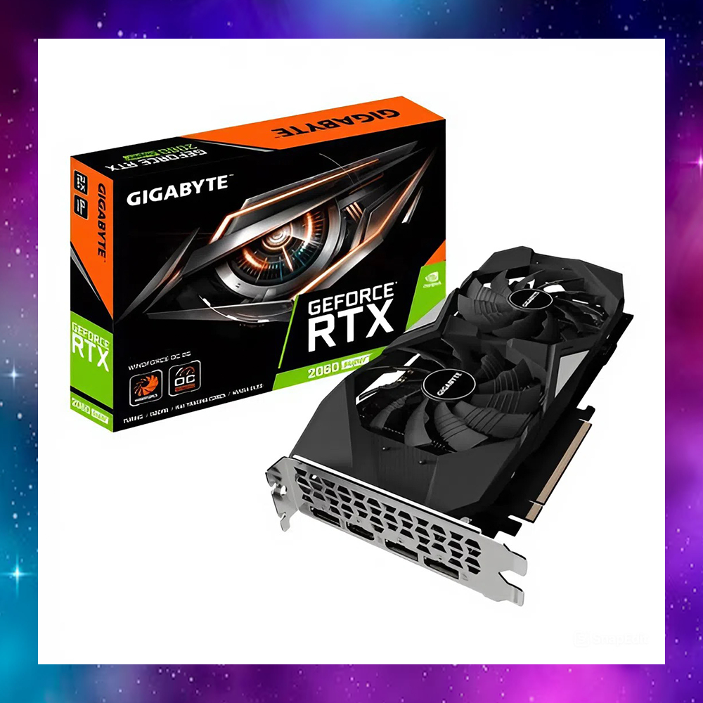 VGA (การ์ดแสดงผล) GIGABYTE GEFORCE RTX2060S 2060 SUPER WINDFORCE OC 8G - 8GB GDDR6 ใช้งานปกติ