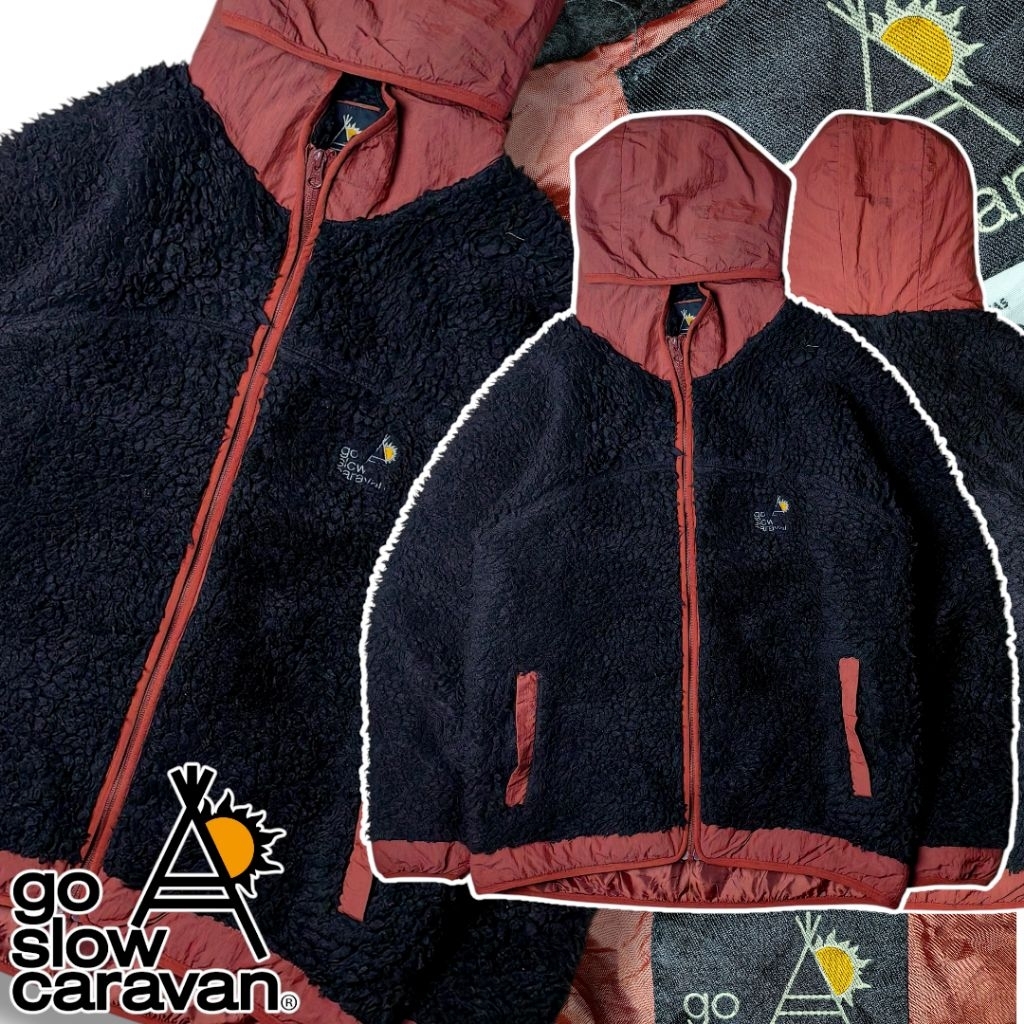 เสื้อกันหนาวเดินป่า สวยๆ go slow caravan 🏕 อก 44