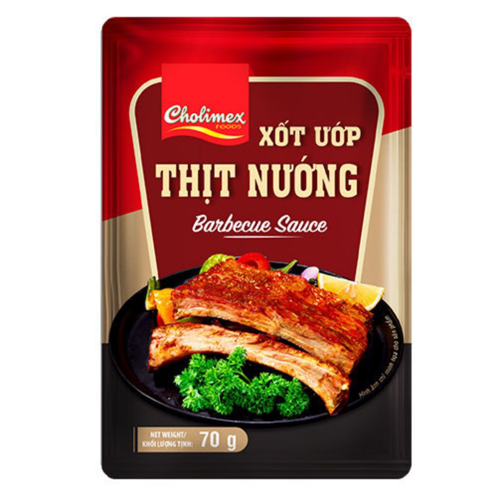 น้ำหมักบาร์บีคิวCholimex70gXốt ướp thịt nướng Cholimex