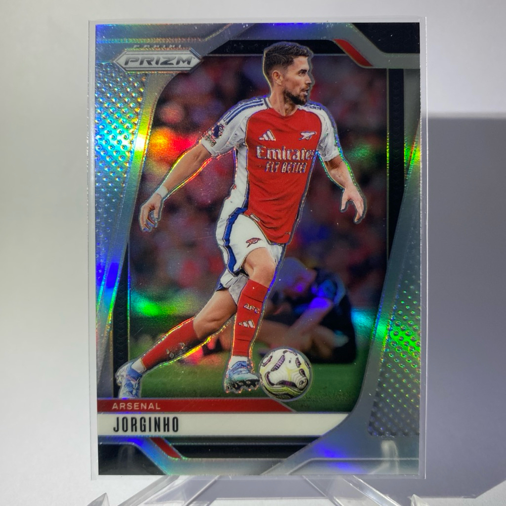 การ์ดนักกีฬาฟุตบอล JORGINHO, ARSENAL , (PRIZM), PANINI PRIZM 2025