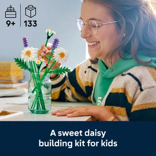 LEGO Botanicals 11508 Daisies (133pcs.), Building Blocks, Kids Toy