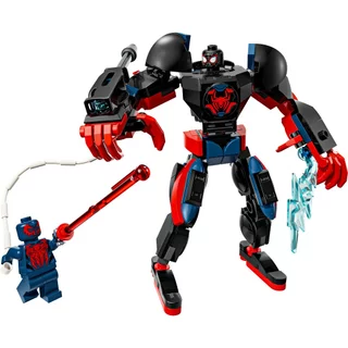 LEGO Super Heroes Marvel 76337 Miles Morales Mech vs. Spider-Man 2099 (135pcs.), Building Blocks, Kids Toy