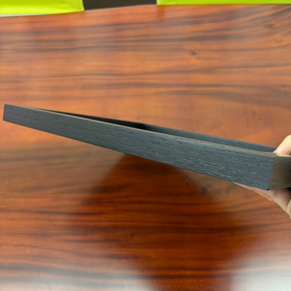 WOOD SERVING TRAY ROGER OAK BLACK ถาดไม้ OAK ถาดเสิร์ฟ ถาดเสริฟ จานไม้ ทรงสี่เหลี่ยมผืนผ้า ถาดใส่ของ ถาดใส่ของ - รูปที่ 4