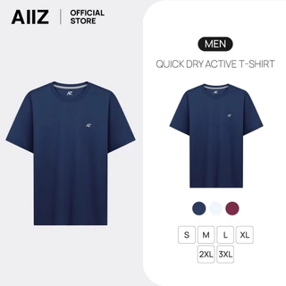 AIIZ เสื้อยืดแอคทีฟผู้ชายคอกลม ผ้าแห้งเร็ว AIIZ Men's Quick Dry Active T-Shirt