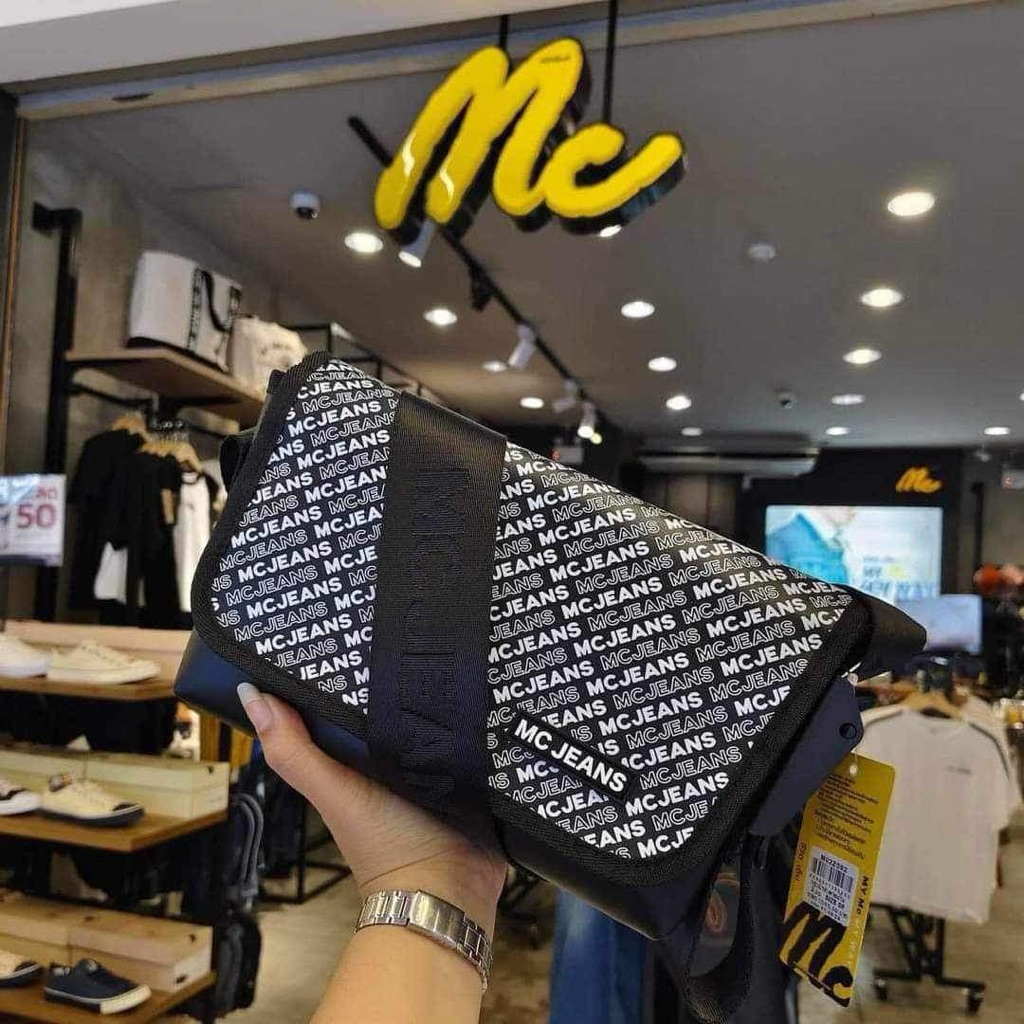 พร้อมส่ง🖤 กระเป๋าสะพาย Mc jeans มีบริการเก็บเงินปลายทาง