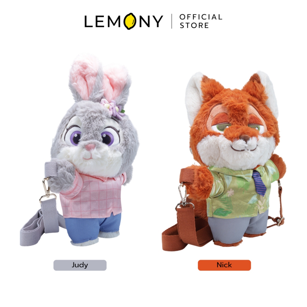 LEMONY กระเป๋าตุ๊กตาซูโทเปีย ซีรีส์ Love Hug Disney Zootopia Collection