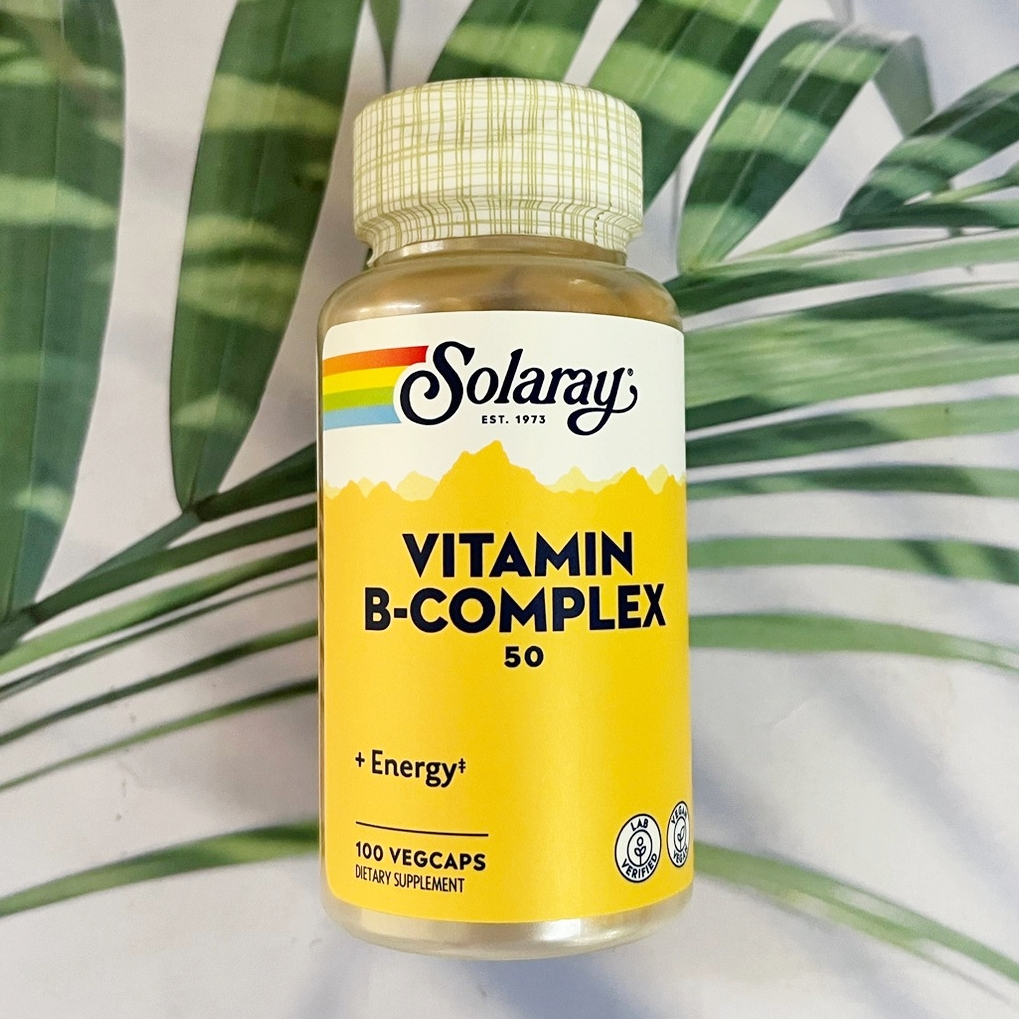 (Solaray®) B-Complex 50, 100 Vegetable Capsules วิตามินบีรวม