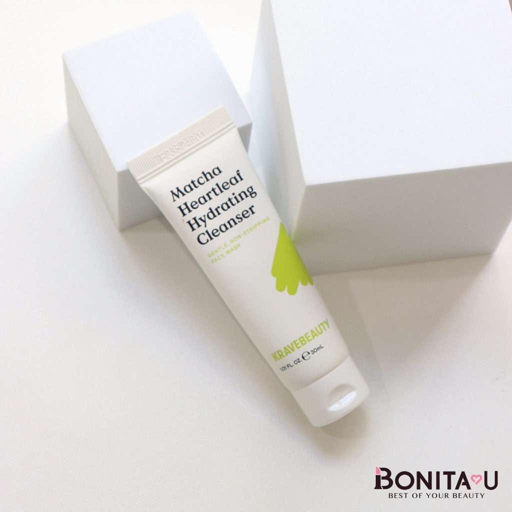 ⚡️ส่งทันที⚡️ KraveBeauty Matcha Heartleaf Hydrating Cleanser ขนาด 30 ml.