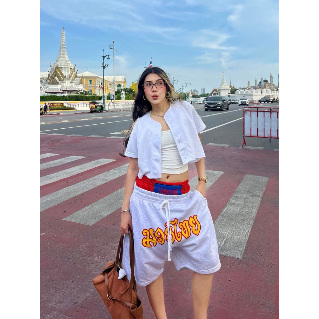 กางเกงสามส่วน สกรีน (มวยไทย)