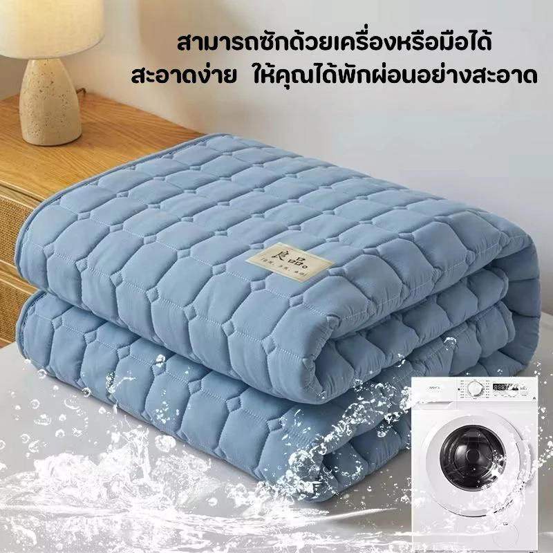 ผ้าปูที่นอนกันน้ำ 3-6 ฟุต กันไรฝุ่น thumbnail 6