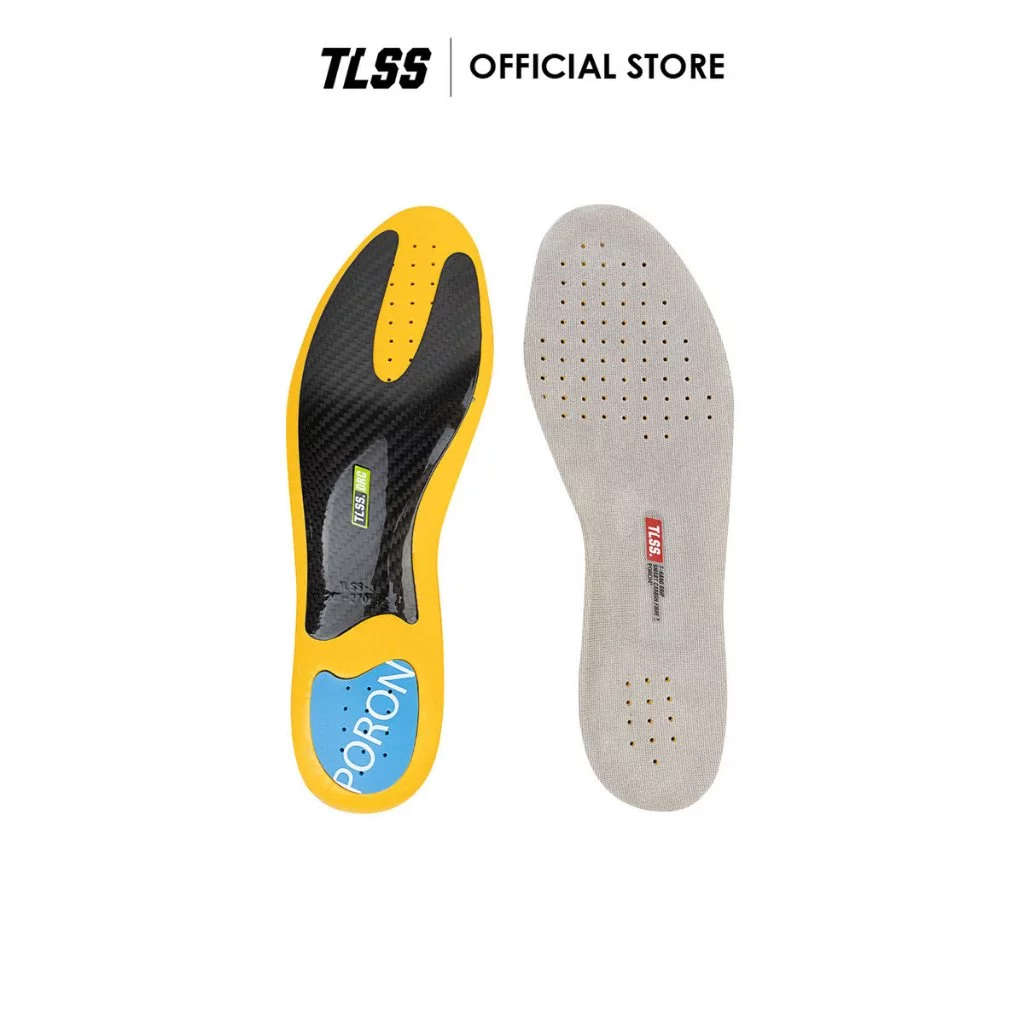 TLSS STRIKER CARBON NANO GRIP INSOLES - YELLOW (TLAR0003-01) แผ่นรองพื้นรองเท้า TLSS สีเหลือง