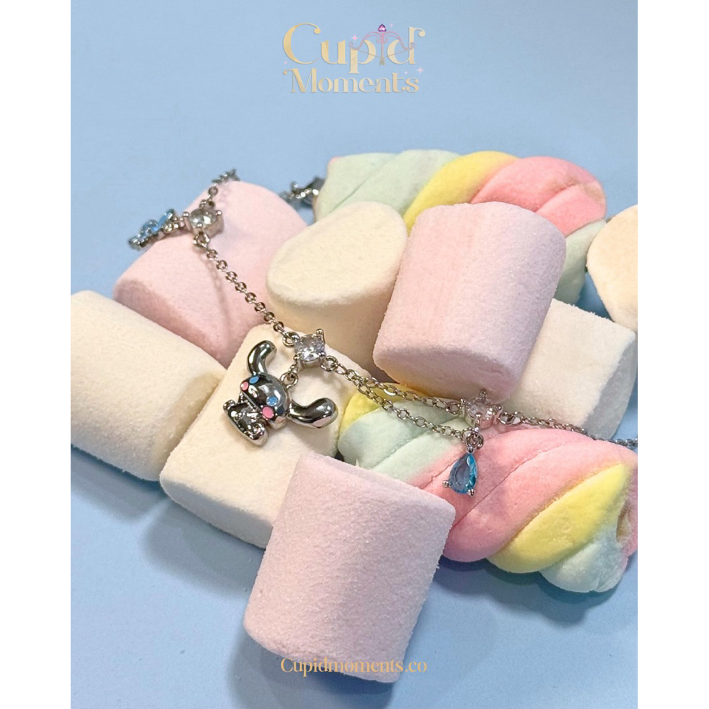 (เงินแท้ S925) Cinnamoroll Playful Bracelet สร้อยข้อมือชินนาม่อนโรลดอกไม้สดใส - รูปที่ 2