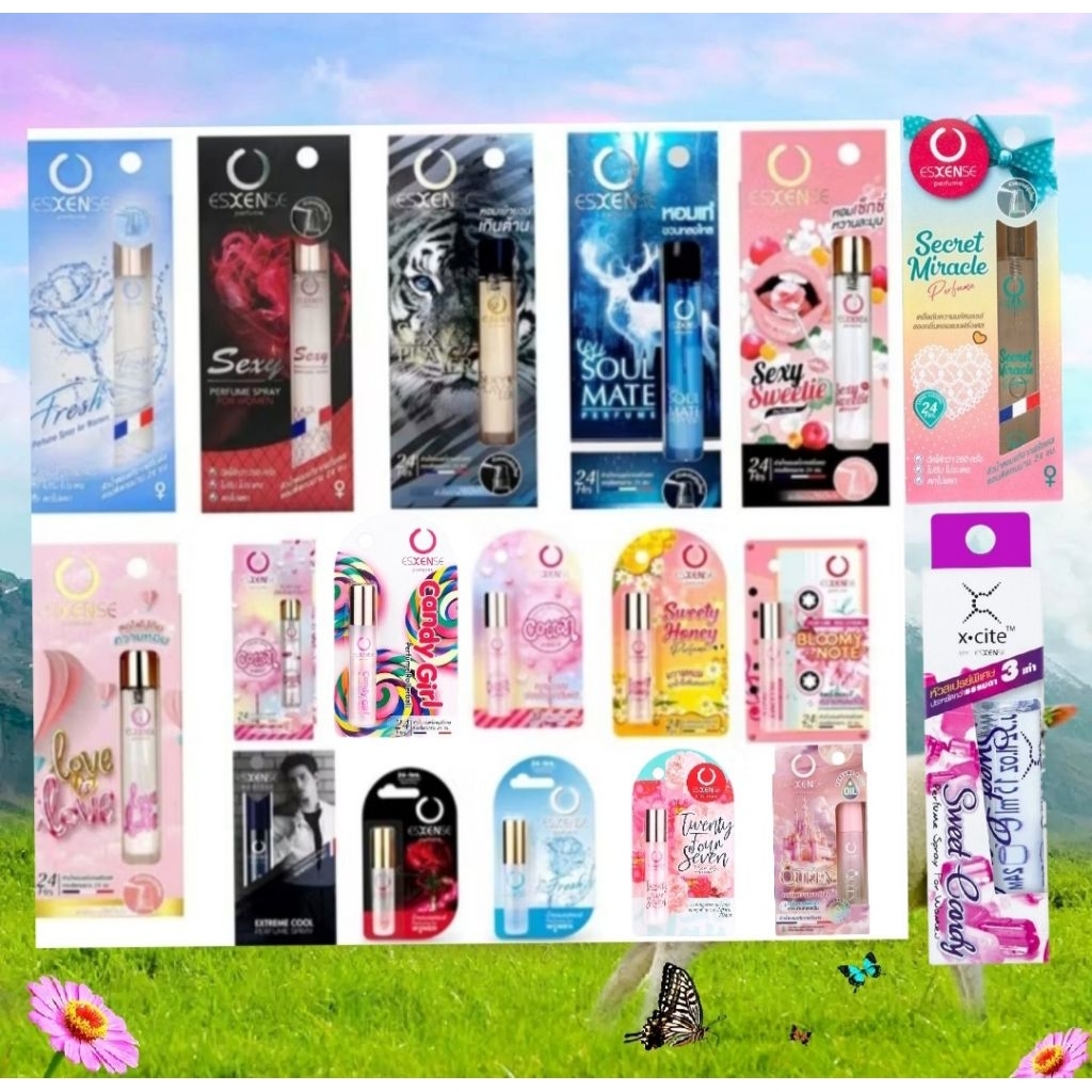 เอสเซ้นส์ น้ำหอม Esxense perfume sexy fresh 10มล 3มล กลิ่นเฟรช กลิ่นเซ็กซี่ หอมติดทนนาน เสน่ห์แห่งความหอม