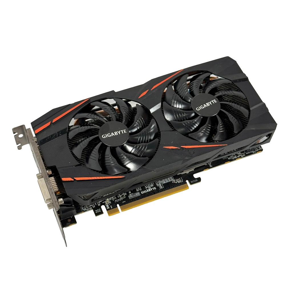 การ์ดจอ Gigabyte RX 570 4GB Gaming (มือสอง) สภาพดี เทสผ่านทุกจุด เล่นเกมลื่น ประกันร้าน 90 วัน
