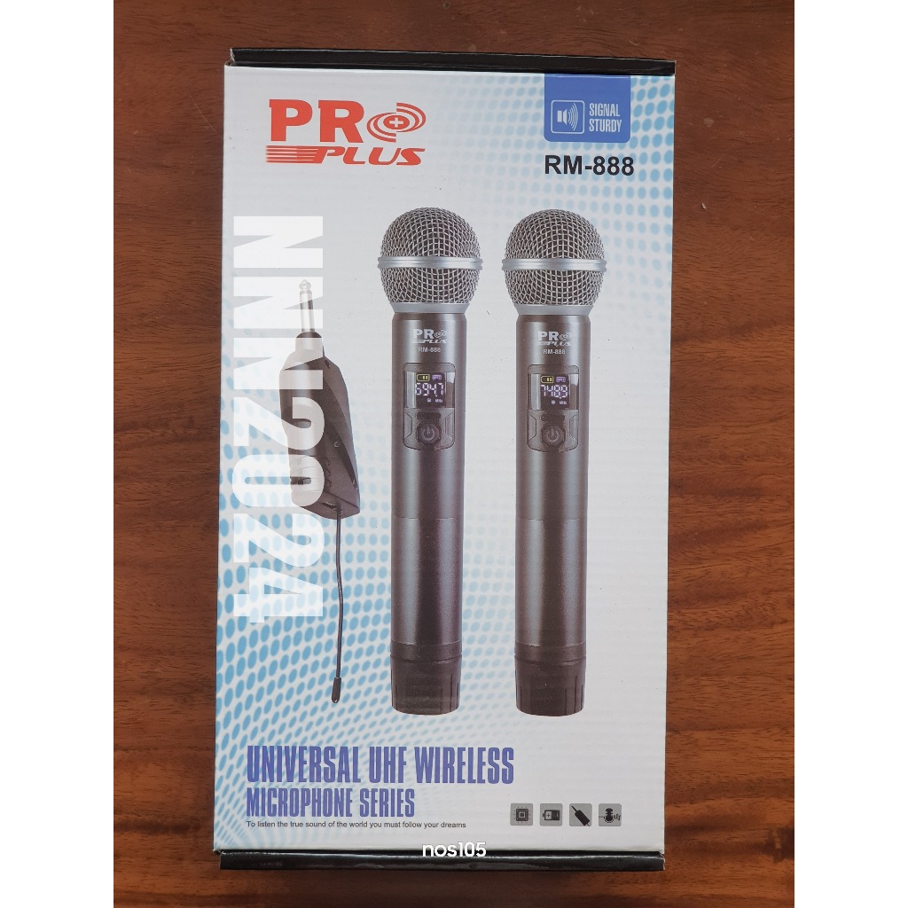 Proplus RM-888 Wireless Microphone ไมโครโฟนไร้สาย รุ่นประหยัด คุ้มค่า #SPR