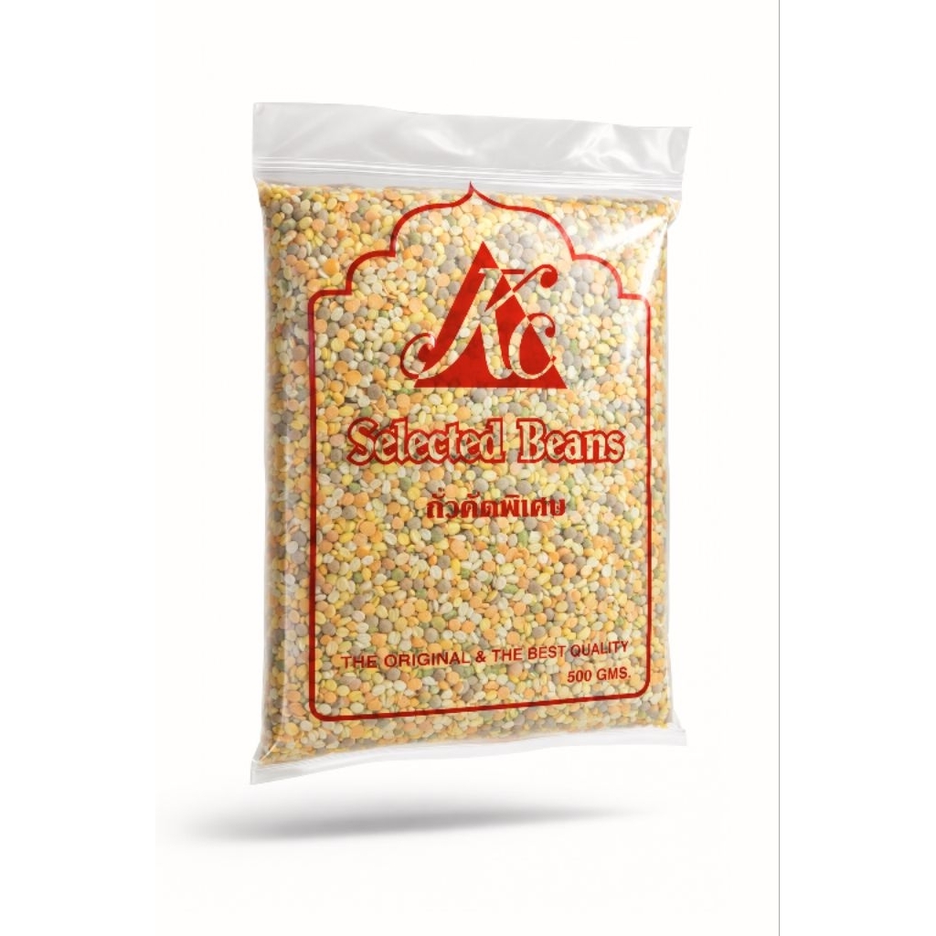 ถั่วเลนทิล 5 สี KC Mix Lentils 500g