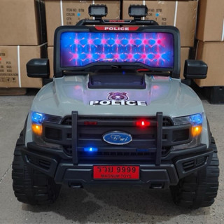 รถตำรวจ Ford  Ranger รถแบตเตอรี่ ของเล่นเด็ก มีบลูทูธ📲🎶 MN20…
