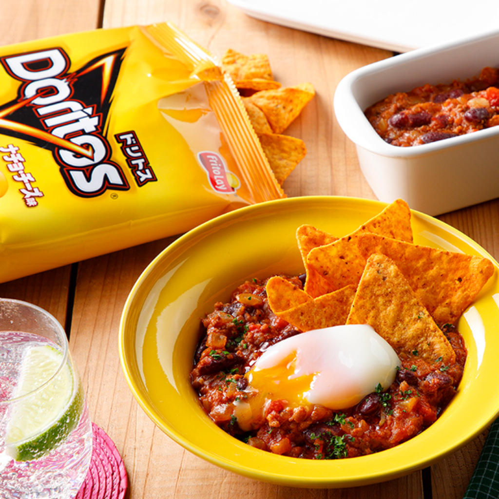 Japan Fritolay Doritos Snacks 4 Flavor: Mexican Tacos / Nacho Cheese / Mild Salt / Avocado & Cheese