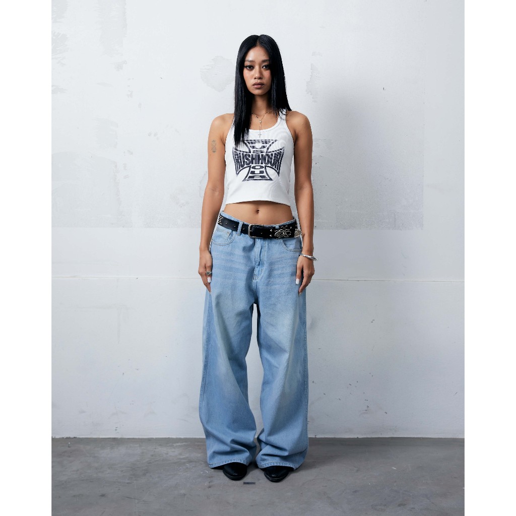 RDYxNWL Tank Top RushHour White - รูปที่ 3