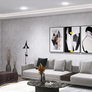โคมไฟดาวน์ไลท์ ฝังฝ้า Panel Light LED 6W 9W 12W 18W ดาวน์ไลท์ กลม ติดเพดาน แสงเดย์และแสงวอร์ม จัดส่งที่รวดเร็ว COD
