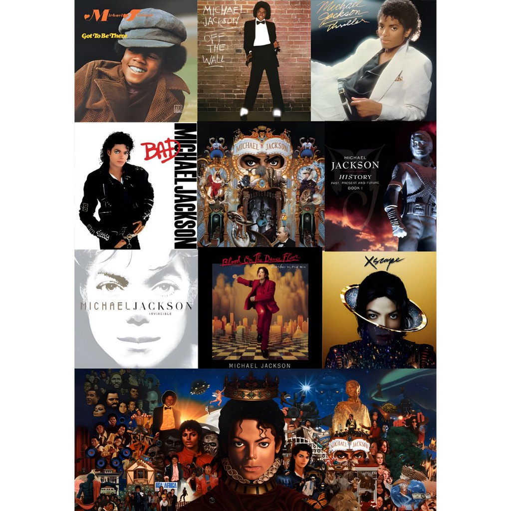โปสเตอร์ ไมเคิล แจ็กสัน Michael Jackson King of Pop POSTER 11.5"x16.5" นิ้ว A3 American Dance Disco Rock