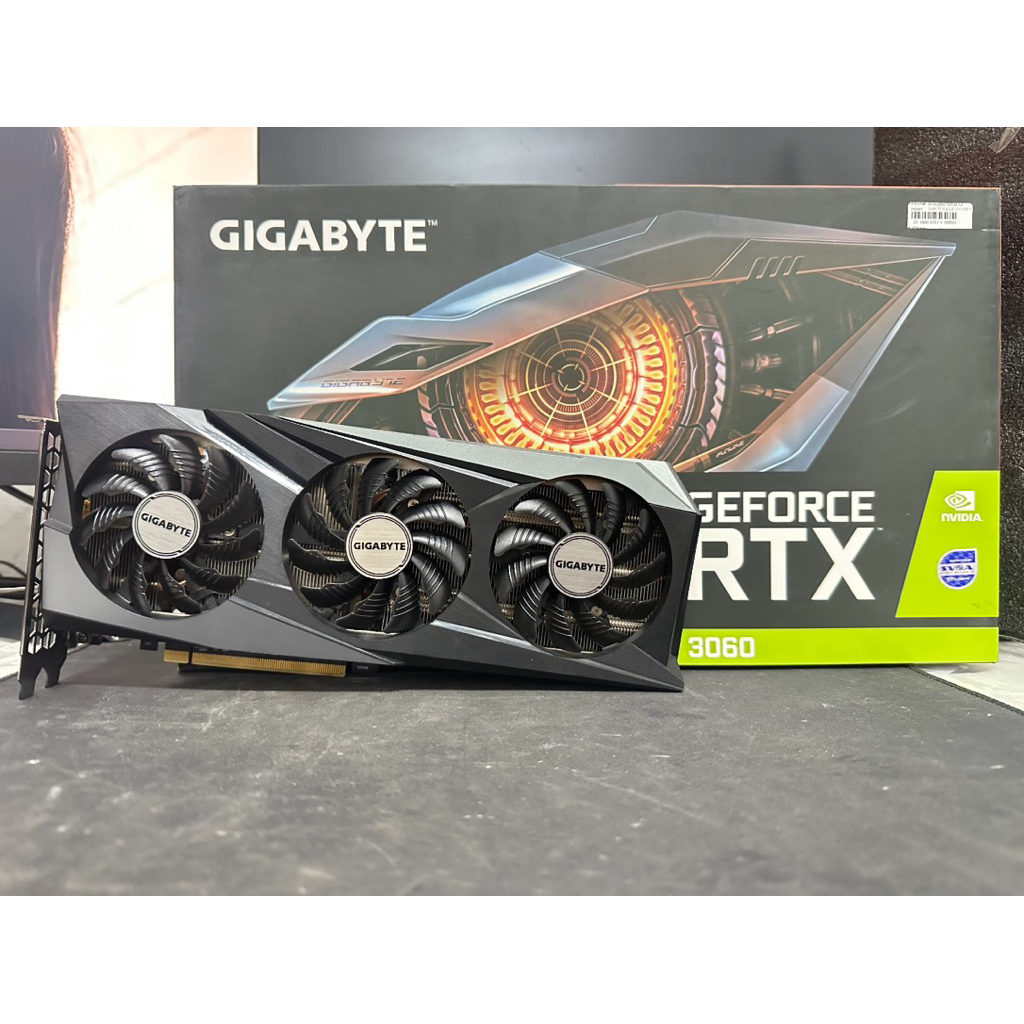 VGA GIGABYTE RTX3060 GAMING OC 12GB (การ์ดจอมือสอง)